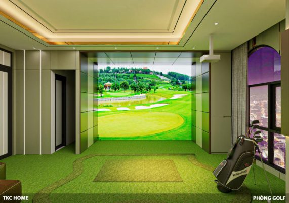 Thiết kế thi công sân golf trong nhà